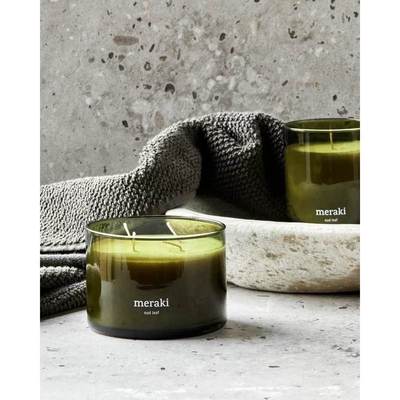 Meraki Scented Candle 340 gr. - Oud Leaf