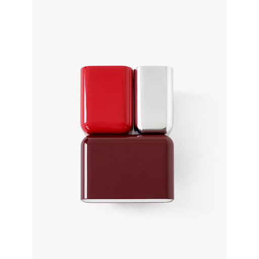 &Tradition LN10 Tabata Væglampe, Dark Burgundy & Vermilion Red