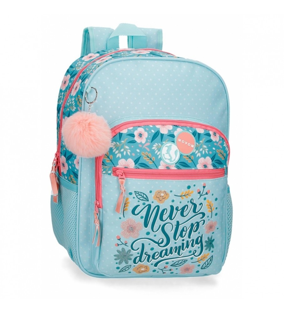 Movom Mochila 38cm Never Stop Dreaming azul