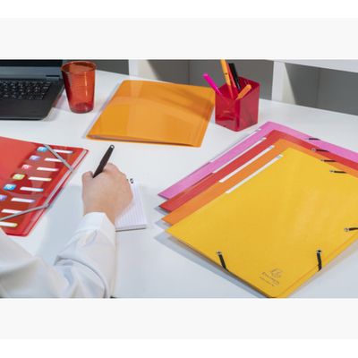 Exacompta Iderama - Chemise à rabats - A4 - pour 300 feuilles - disponible dans différentes couleurs