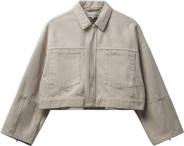 Blanche Dalles-BL Jacket Oxford tan