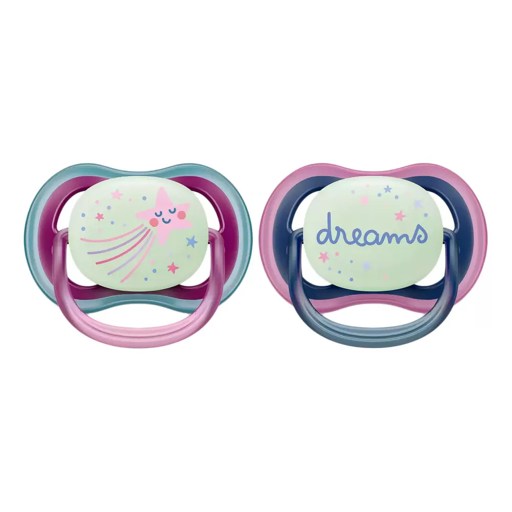 Philips Avent Ultra Air Nighttime 6-18 mdr. - Pink/Purple