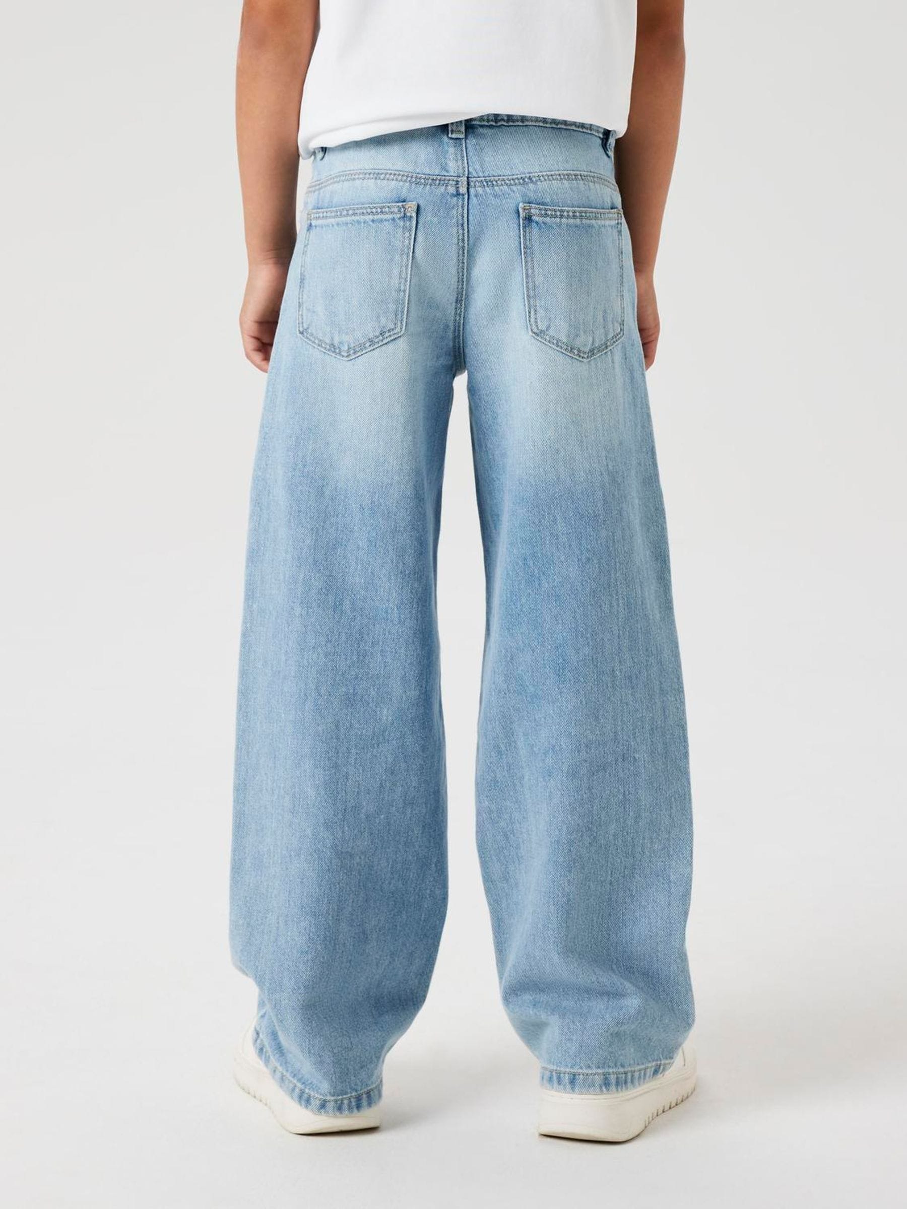 Lichtblauw - Name It Wide Leg Jeans