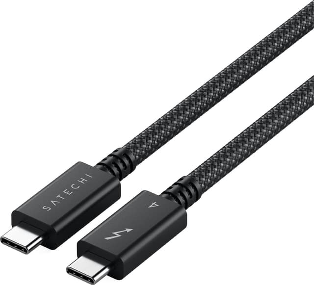 Satechi Thunderbolt 4 Pro kabel 1 meter (sort)