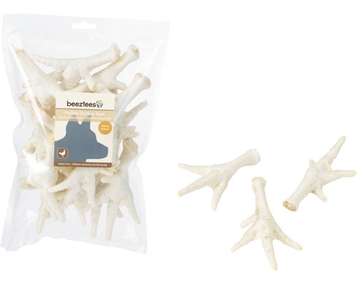 Kippenpootjes van Beeztees geroosterd, 200 g kauwsnack