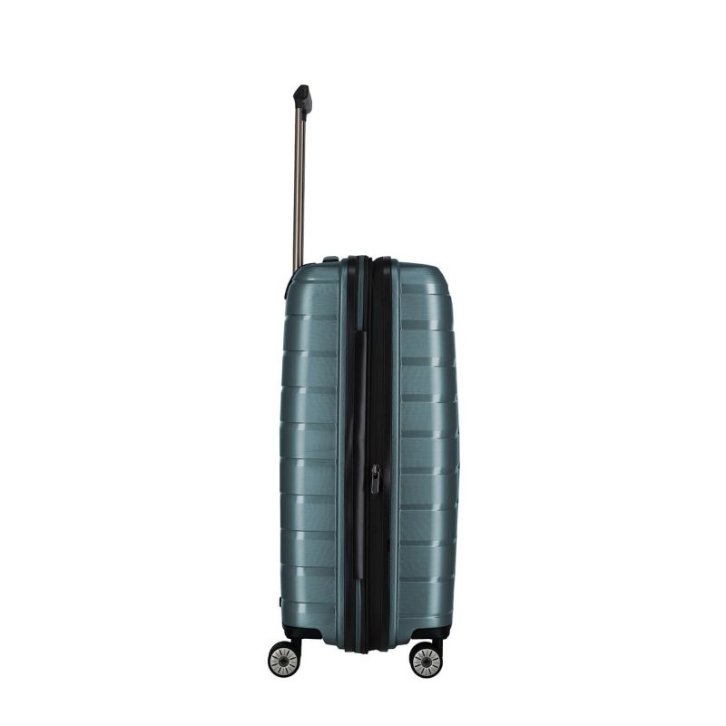 Valise rigide Air Base extensible 67 cm Bleu Glace