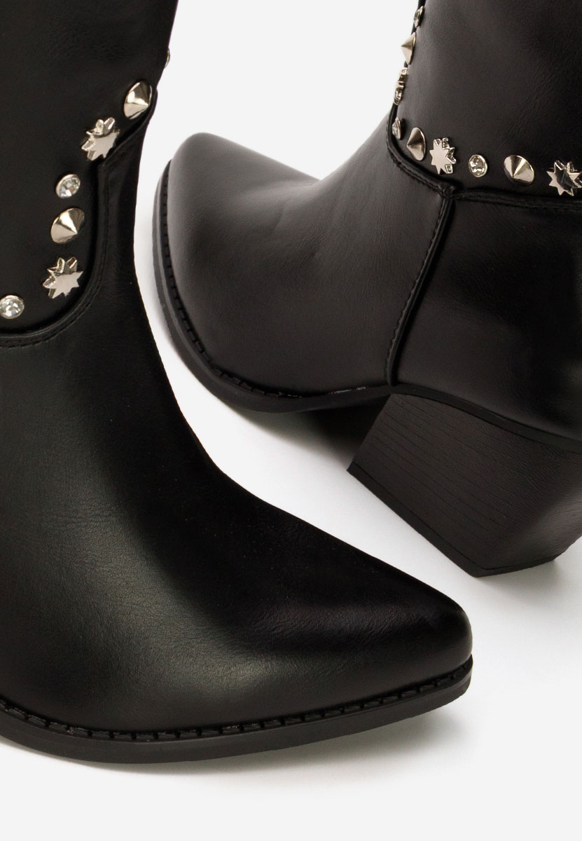 Santiag femme noires Crisela