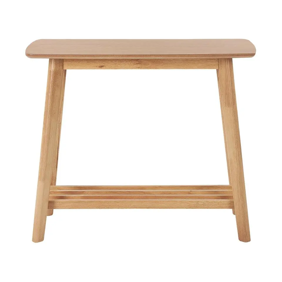 TULARE - Consoletafel - Lichte houtkleur - Rubberhout