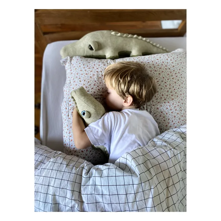 Bigstuffed Peluche Crocodile x Smallable  | Vert