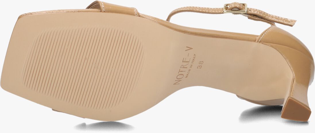 camel notre-v sandalen met hak 86605