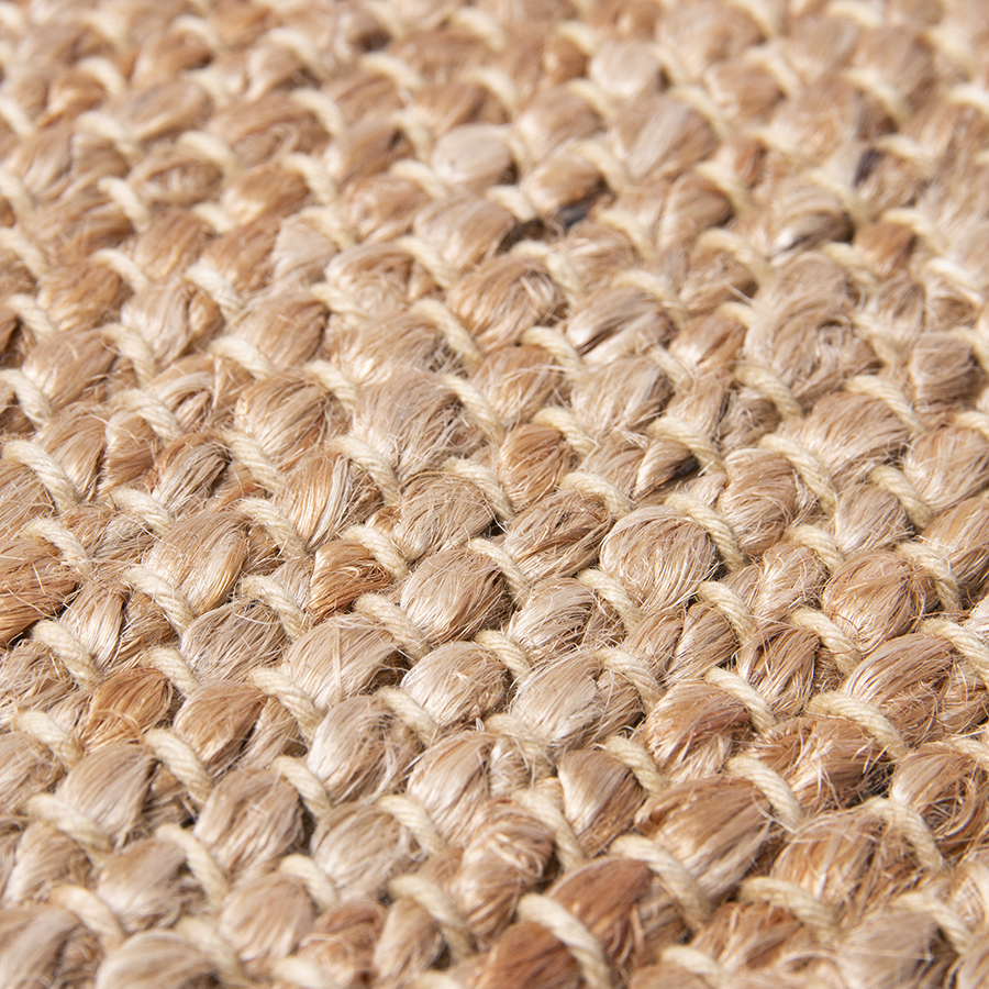Round Woven Hemp Rug Ø250 cm