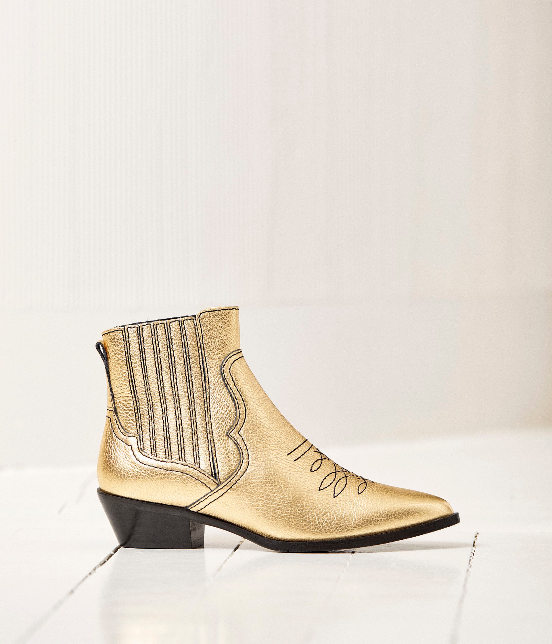 Bottines plates or Willa