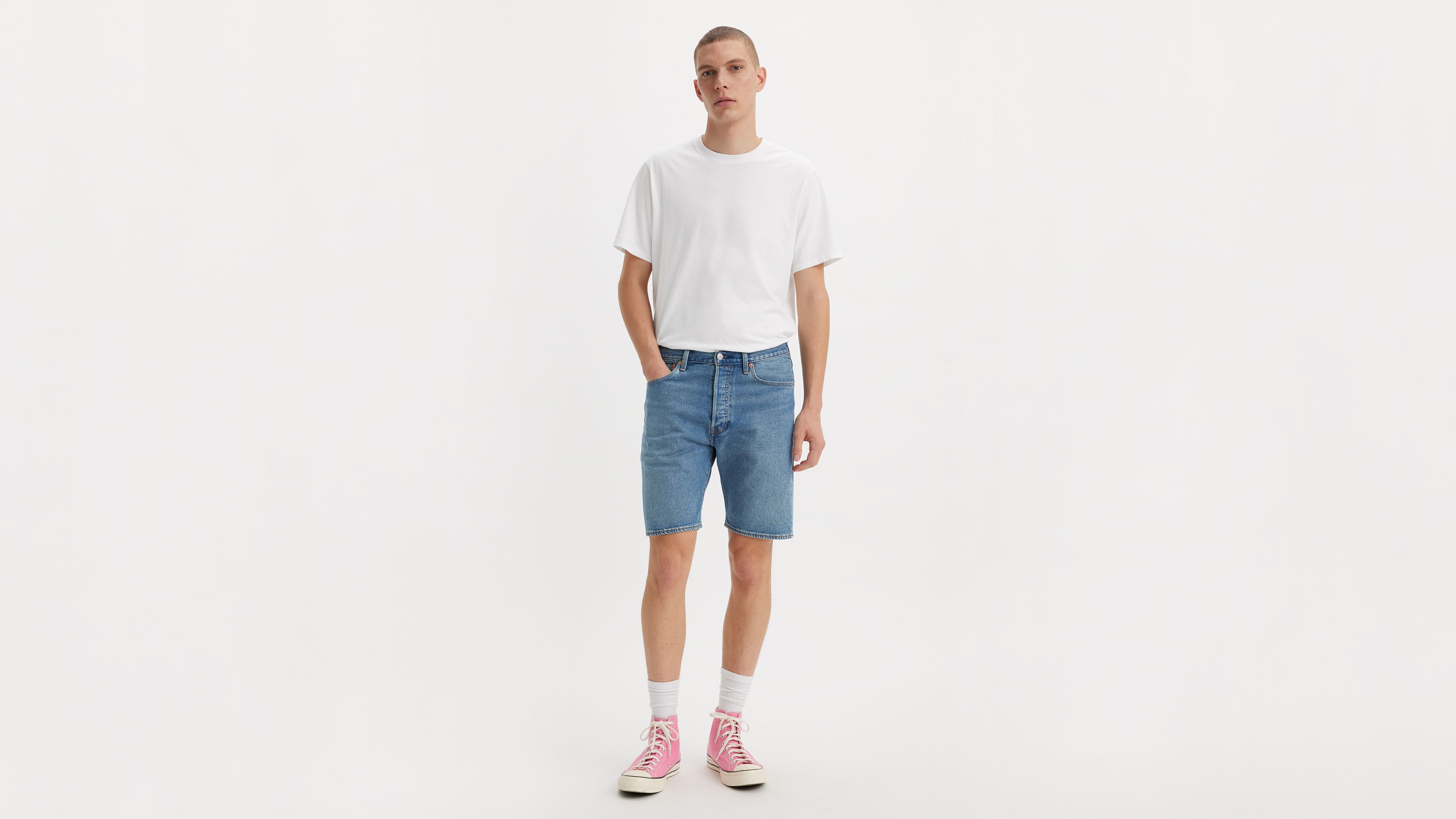 Levi's® short 501® Original - 9Am On Battery Short - Bleu