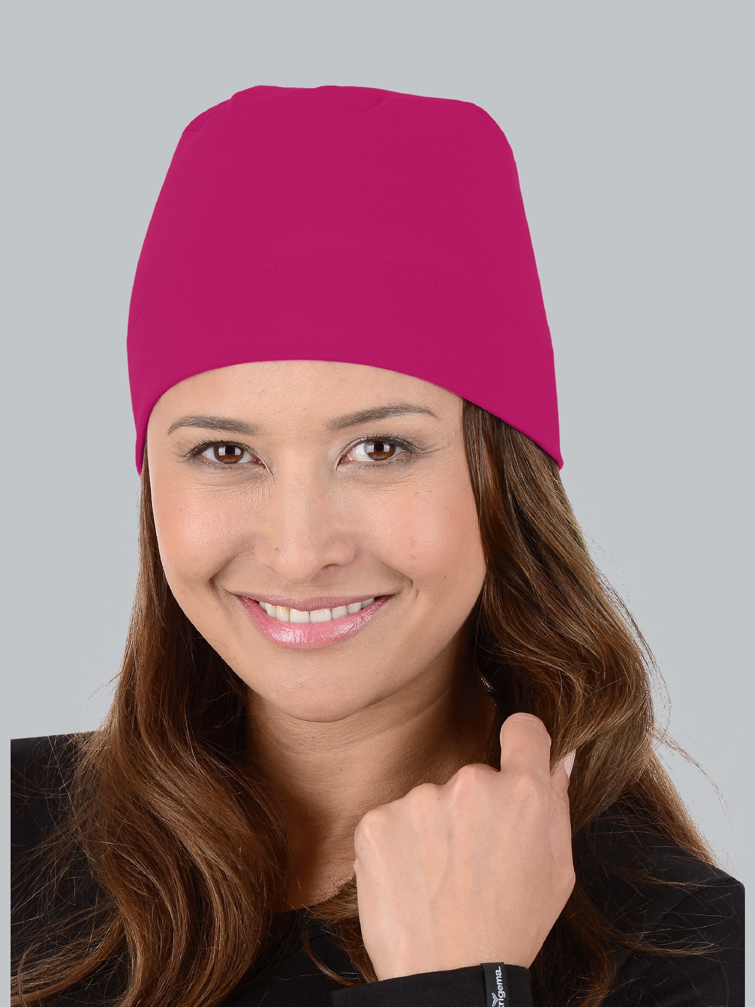 Soft-Cap aus Viskose Magenta