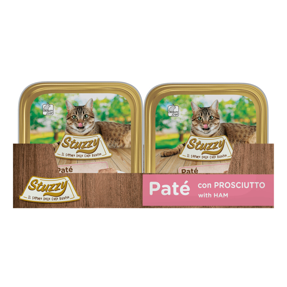 32x Stuzzy Kattenvoer Paté Ham100 gr