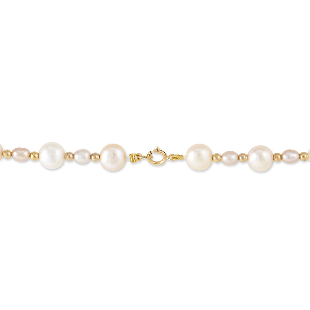 Collier Houne Or Jaune Perle De Culture