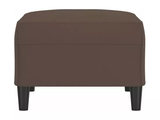 Repose-pied Marron 70x55x41 cm Similicuir