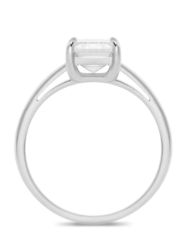 Brillant-Ring, 3.0 ct., Emerald-Cut, LG, Gold 585