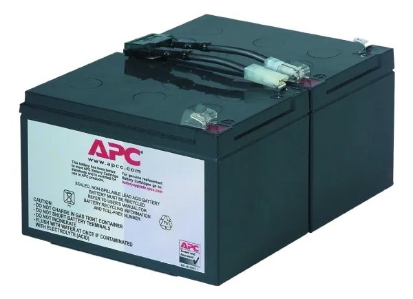 APC Replacement Battery Cartridge #6 - UPS-batteri - 1 x batteri - Blysyre - sort - for P/N: SMC1500IC, SMT1000I-AR, SMT1000IC, SUA1000ICH-45, SUA1000I-IN, SUA1000J3W, SUA1500J3W