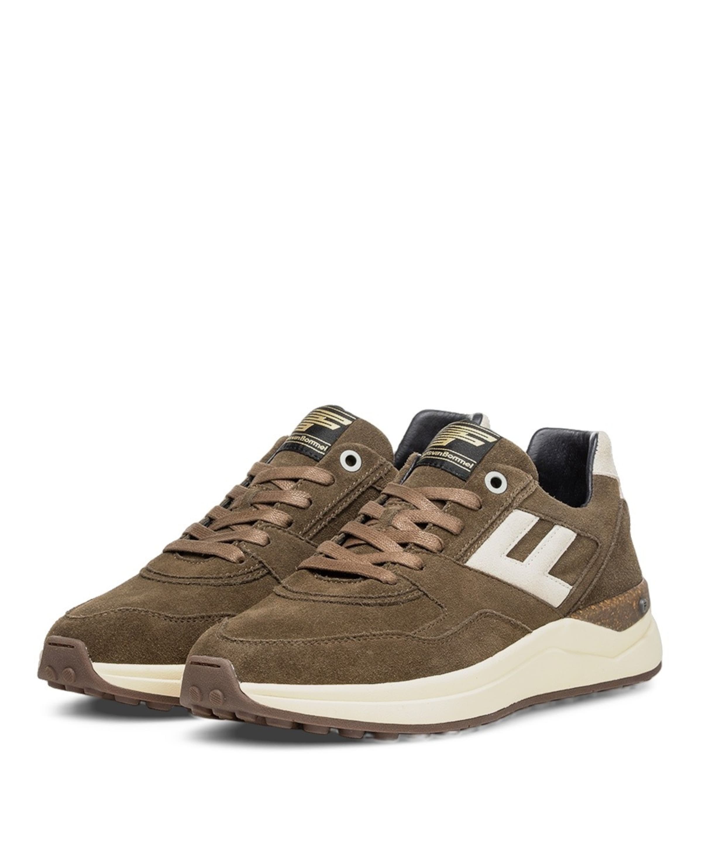Floris van Bommel heren veterschoenen groen