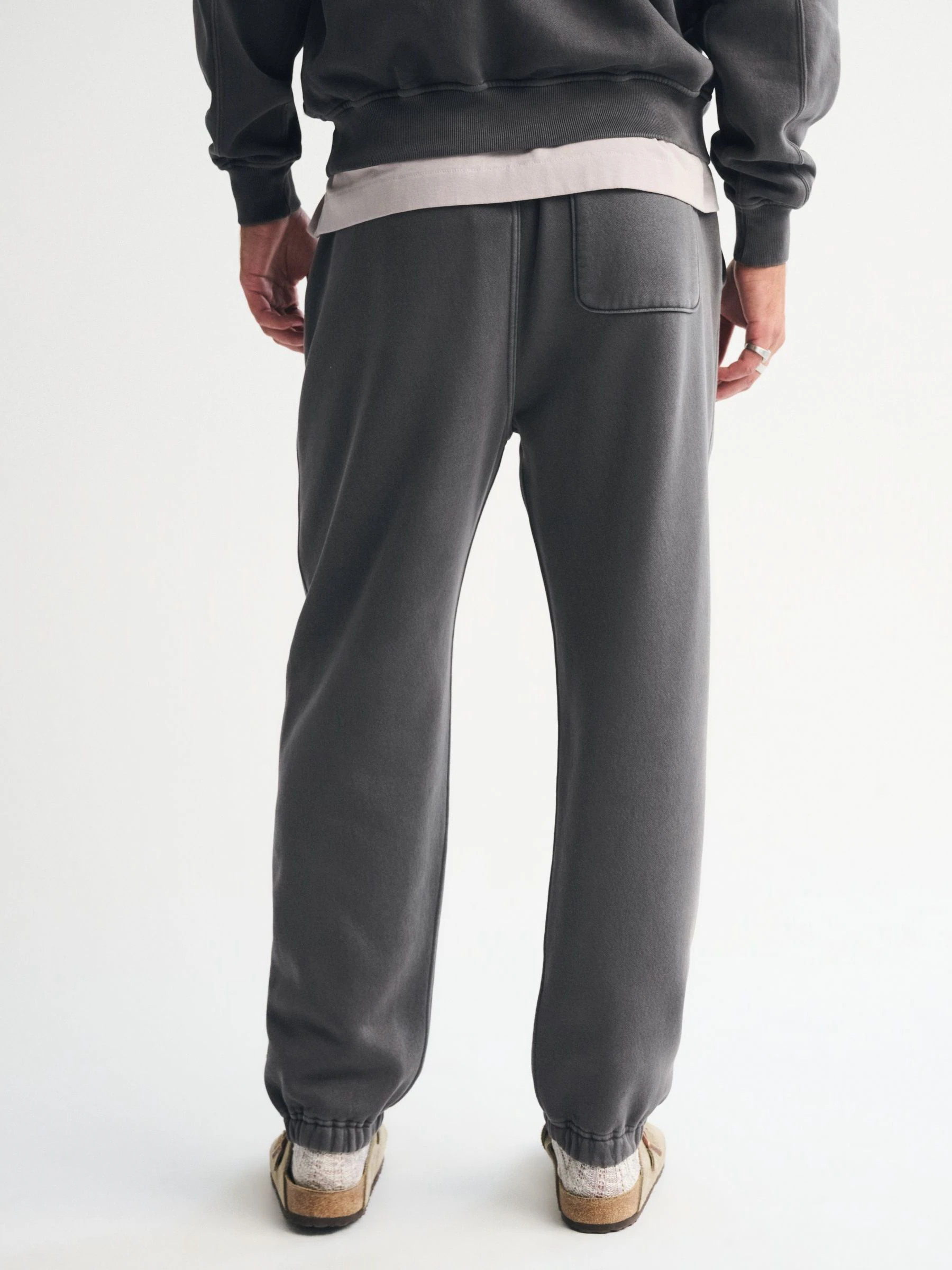 Grijs - Abercrombie & Fitch Essential Cinched Joggers