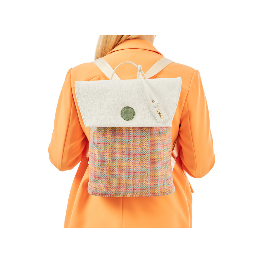 Rieker Rucksack bunt weiss/weiss kombi