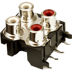 Pioneer spareparts DKB1083 phono/line connector voor DJ-mixer