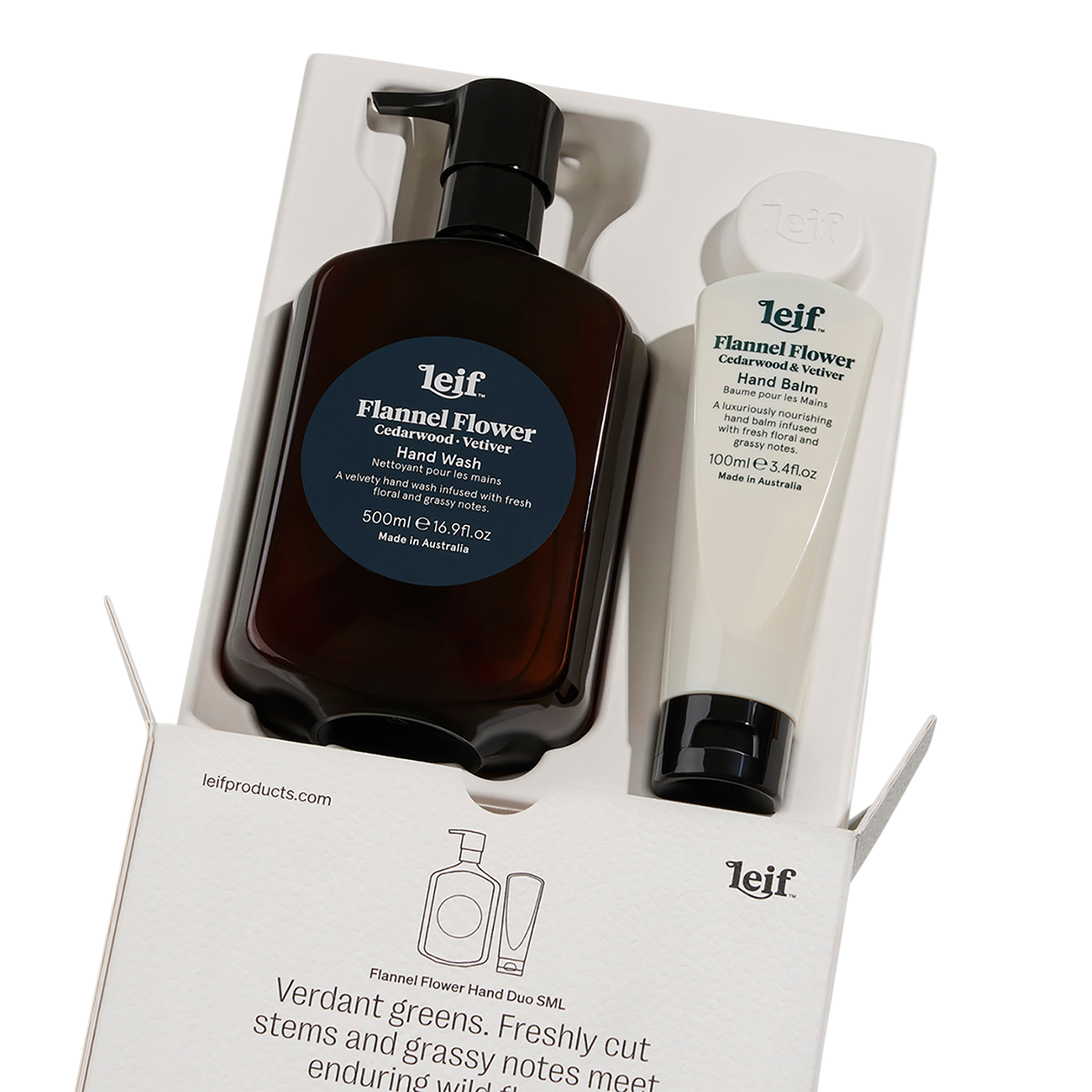 Flannel Flower Hand Duo Small