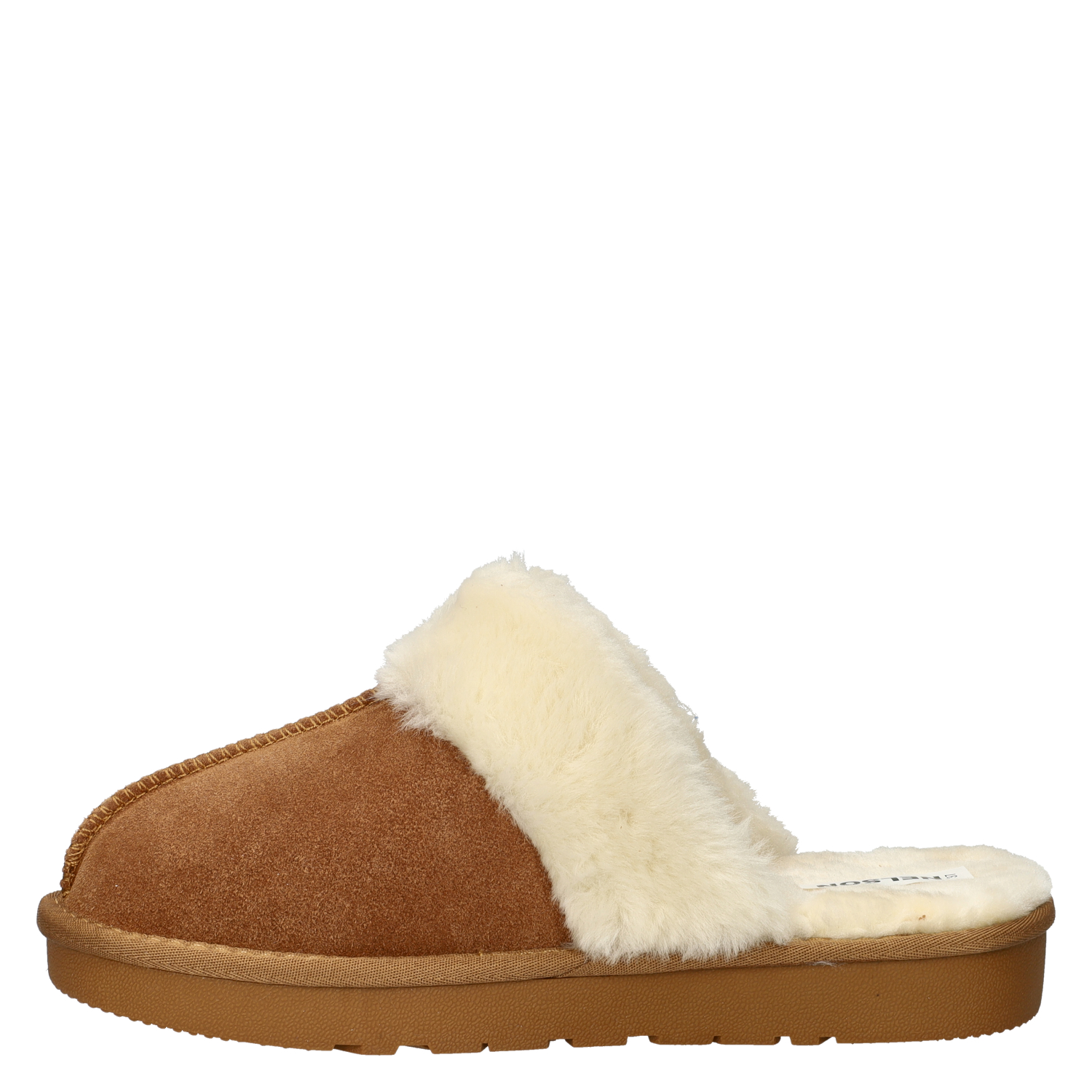 dames pantoffel Nelson Cognac