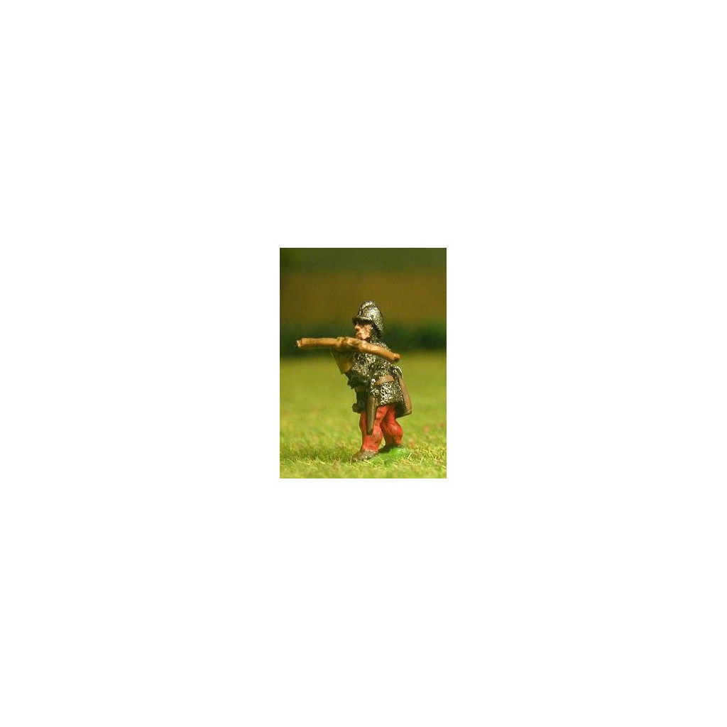 Early Renaissance: Crossbowmen in Mail & Peaked Helm, firing