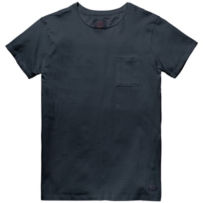 Herren-T-Shirt Baumwolle, Dunkelblau