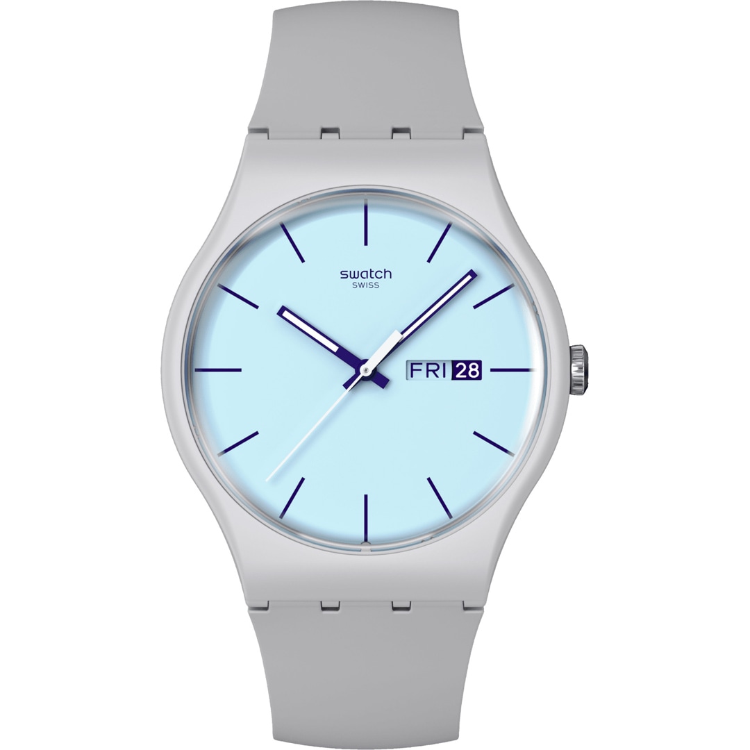 Swatch Original 41 Biosourced Blueberry Sky