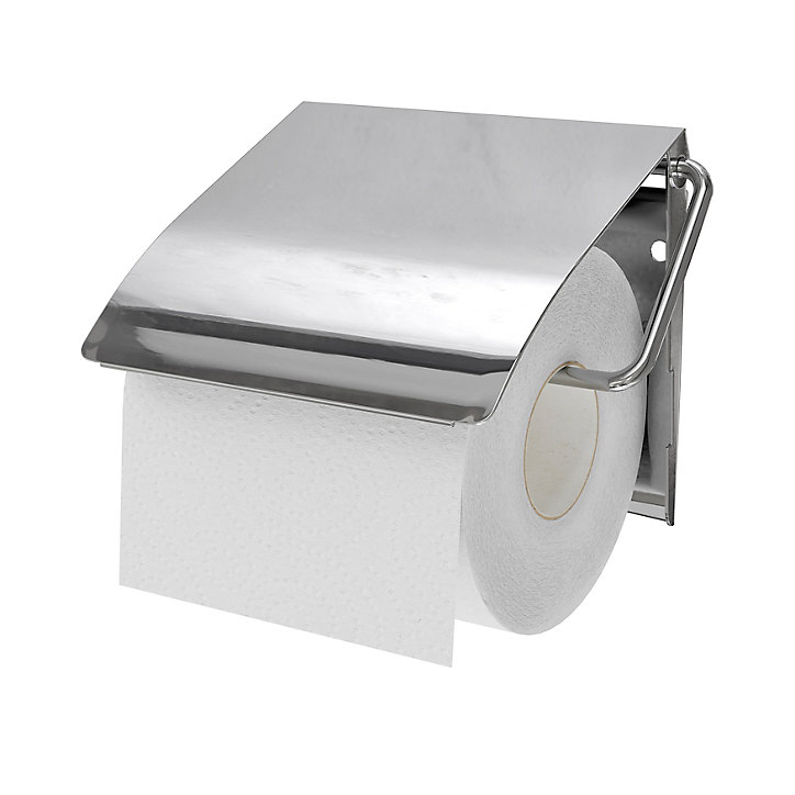 Dérouleur papier toilette Koros Métal poli GoodHome