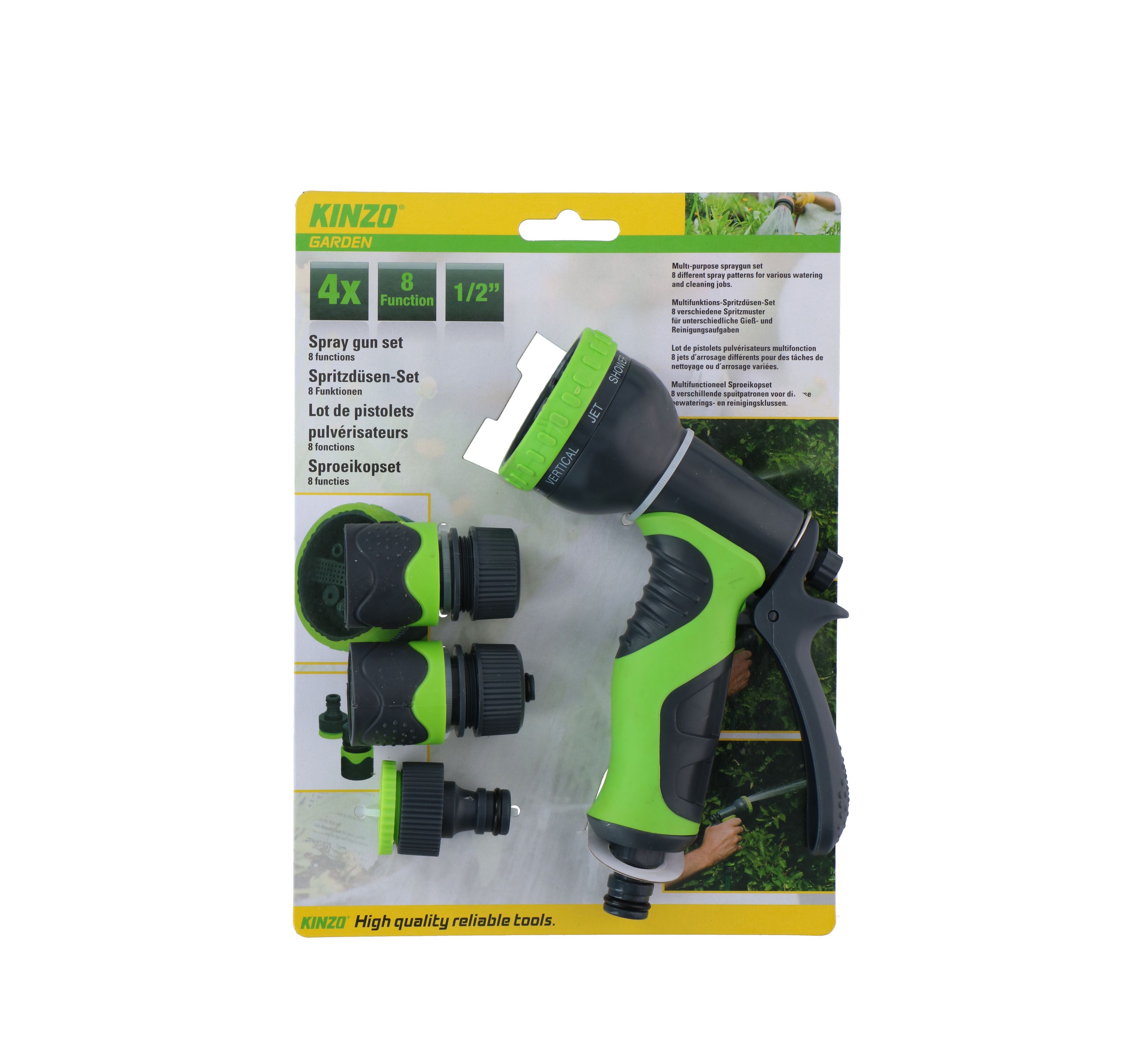 Gartenbrause Set 4-teilig