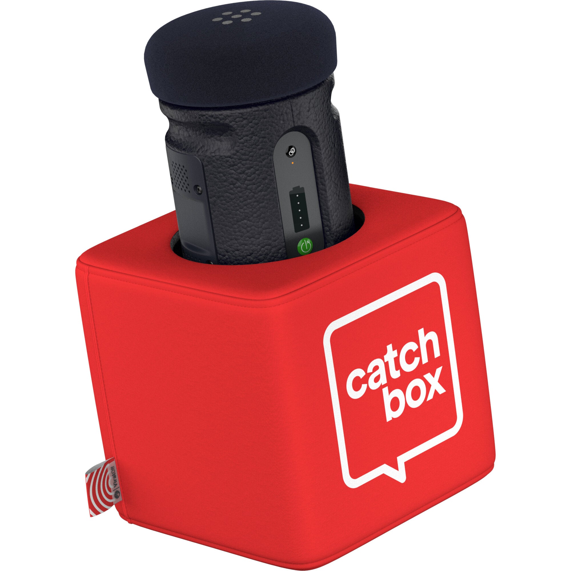 Catchbox Plus System 4 channel DANTE 1 Cube 1 Clip 1 Stick draadloze combinatieset