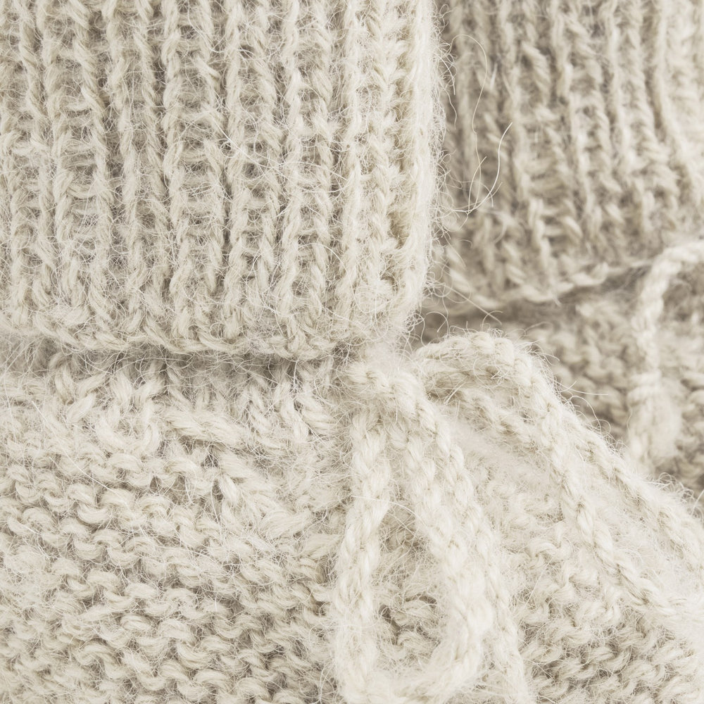 Køb Huttelihut Off-White Futter Alpaca Uld Strik