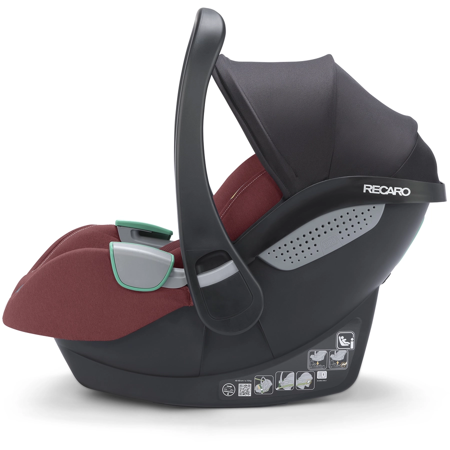 RECARO Babyschale AVAN I SIZE Fibre Black Iron Red