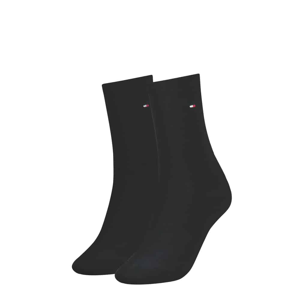 Tommy Hilfiger TH WOMEN SOCK CASUAL 2P Socken in Schwarz