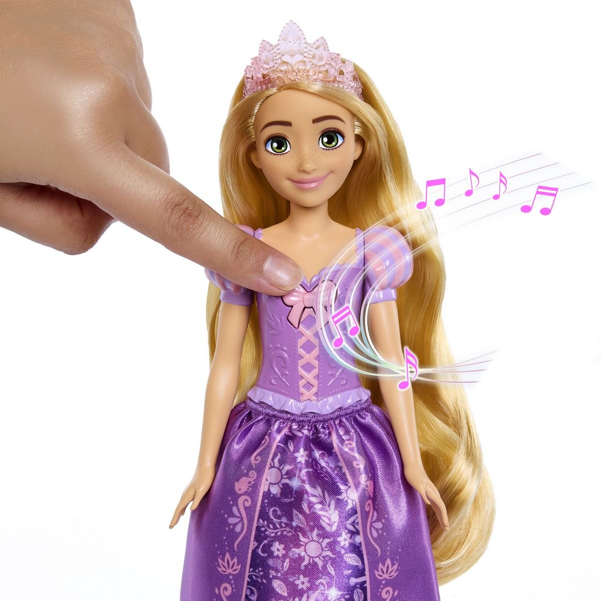 Princesse - Poupée mannequin Raiponse chantante "Où est la vraie vie"