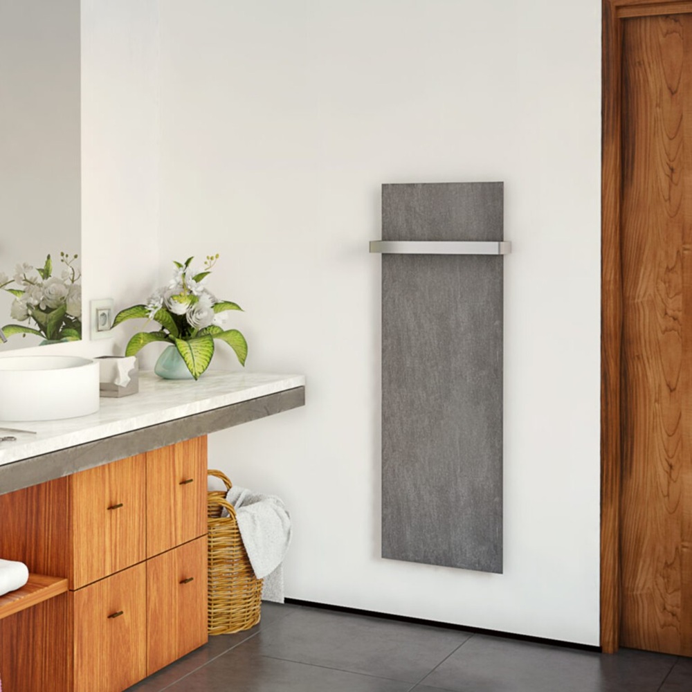 Ecosun CR700 keramisch infraroodpaneel met WiFi 60x120cm beton 700W