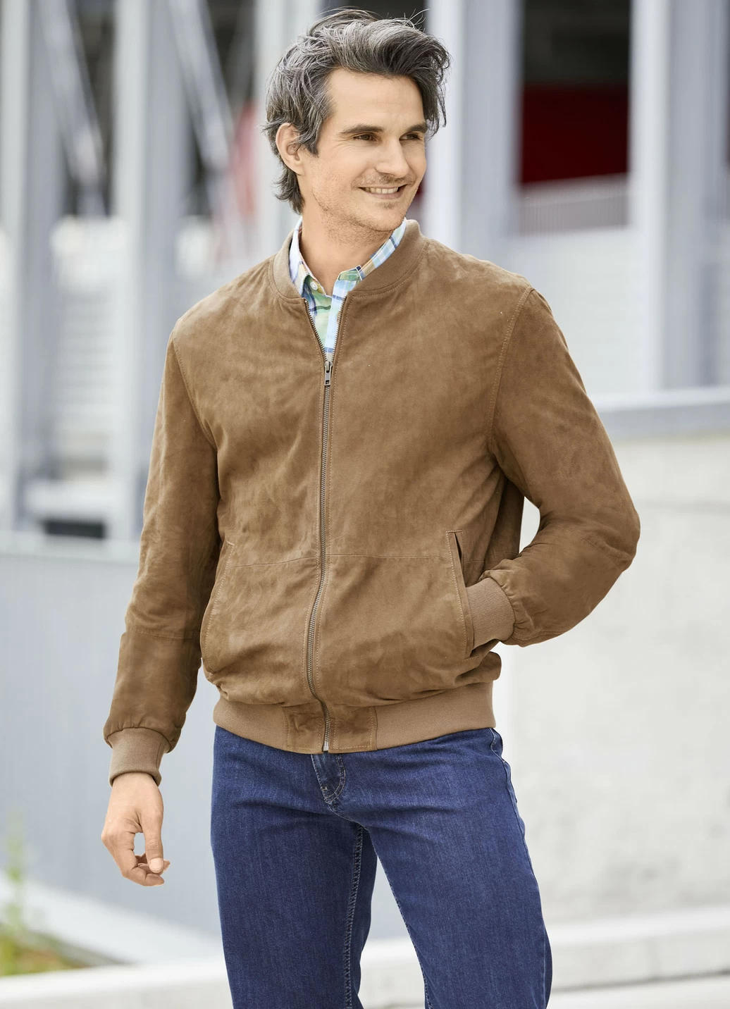 Lederblouson von „Jilani“