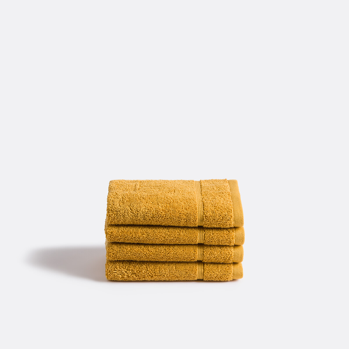LA REDOUTE INTERIEURS<br>Conjunto de 4 toalhas de mão em tecido atoalhado 600 g/m², Zavara