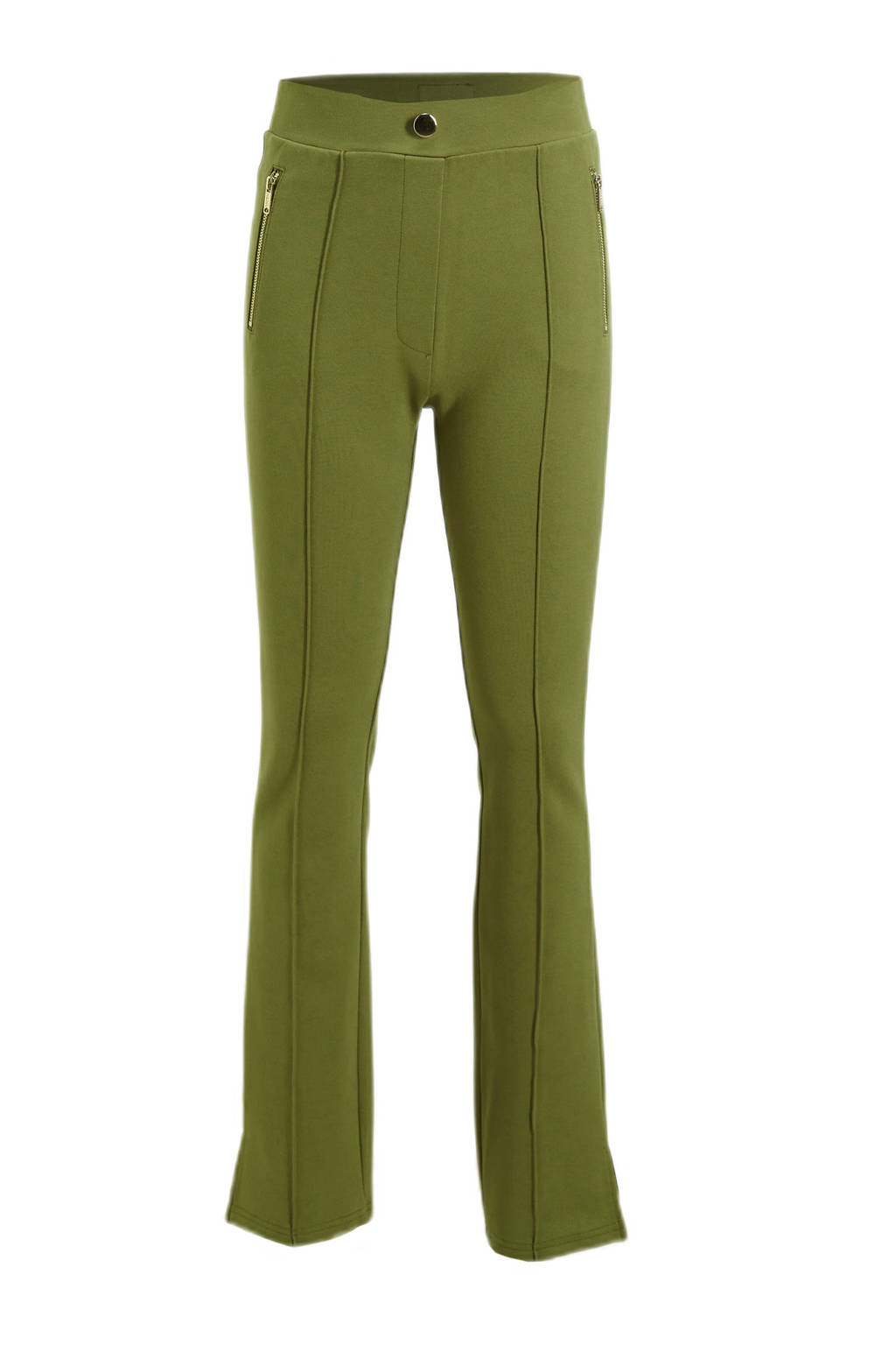 Me & My Monkey flared broek Pixi khaki
