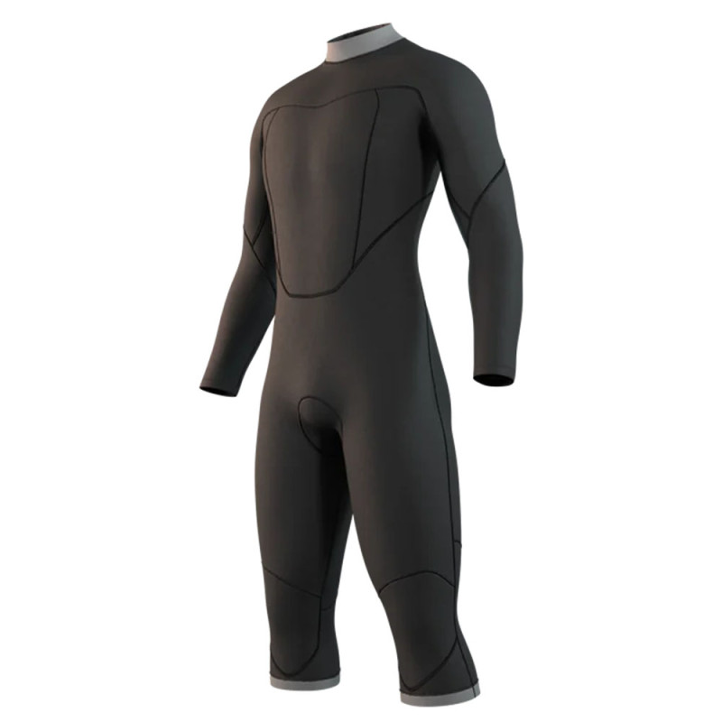 Overknee neoprene mystic brand flatlock ls 3-2 backzip noir