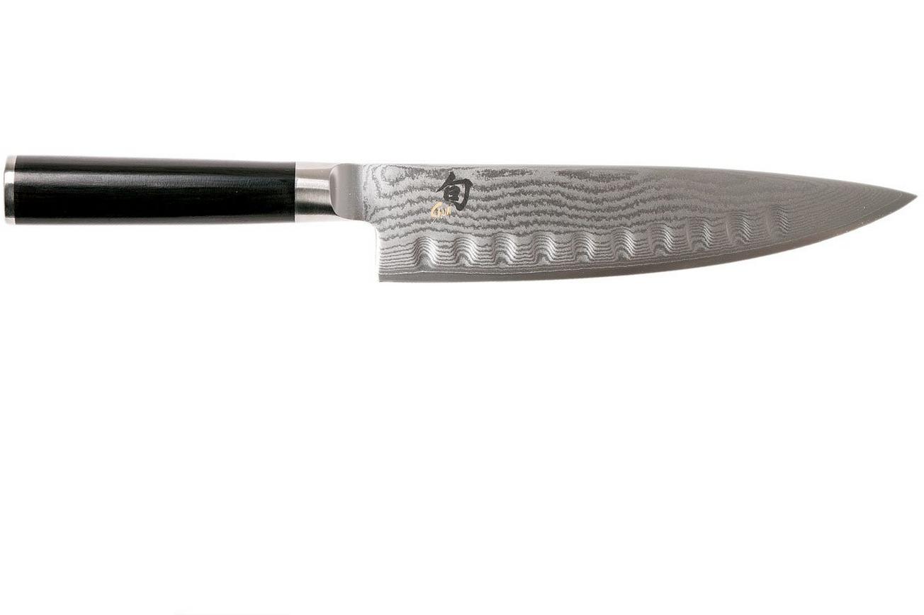 Kai Shun Koksmes met groeven 20 cm