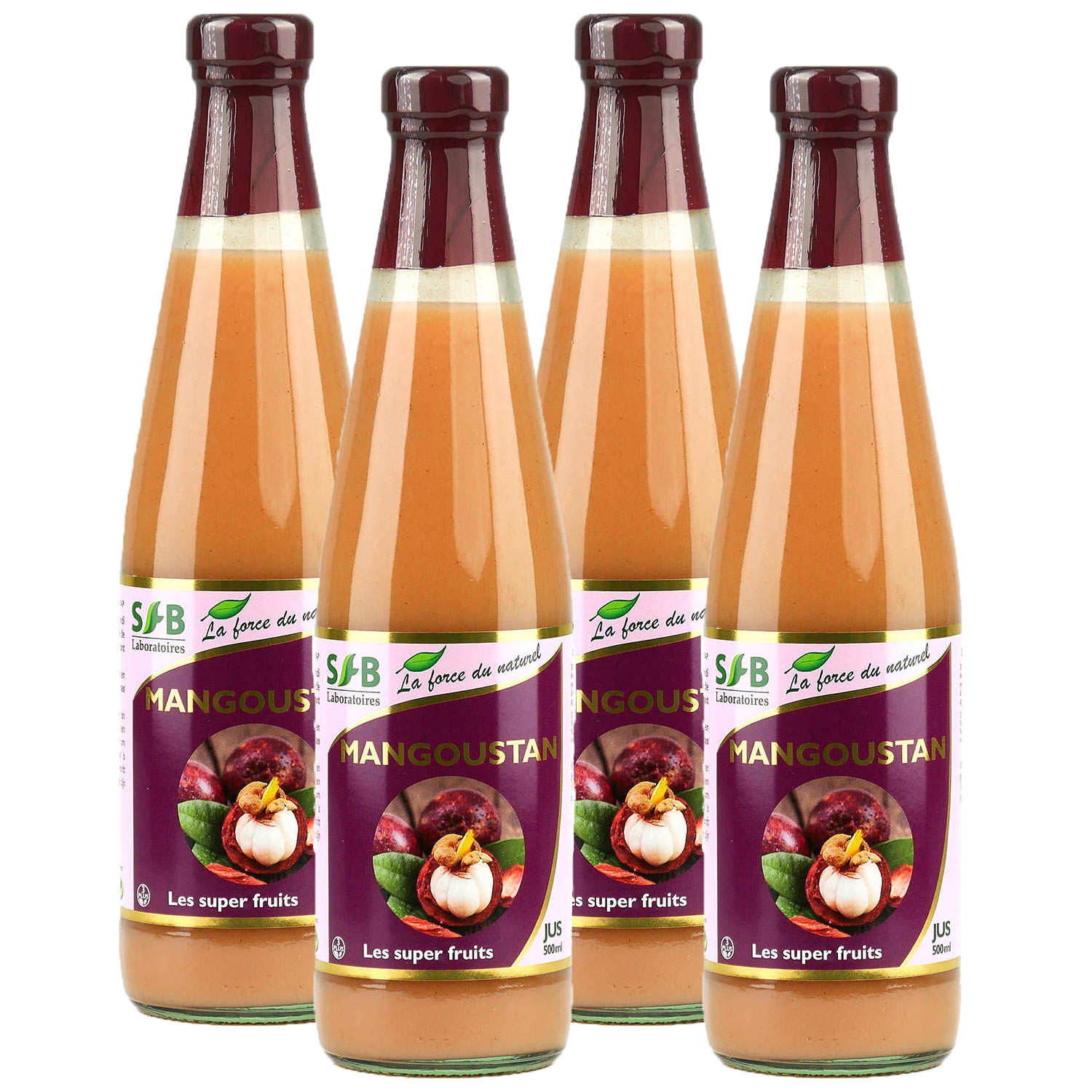 Pur jus de Mangoustan Bio - le lot de 4