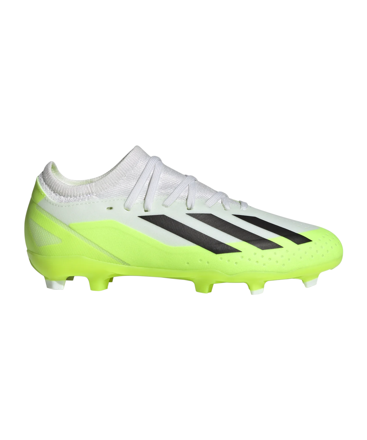 adidas X Crazyfast.3 FG Crazyrush Kids Weiss Schwarz Gelb