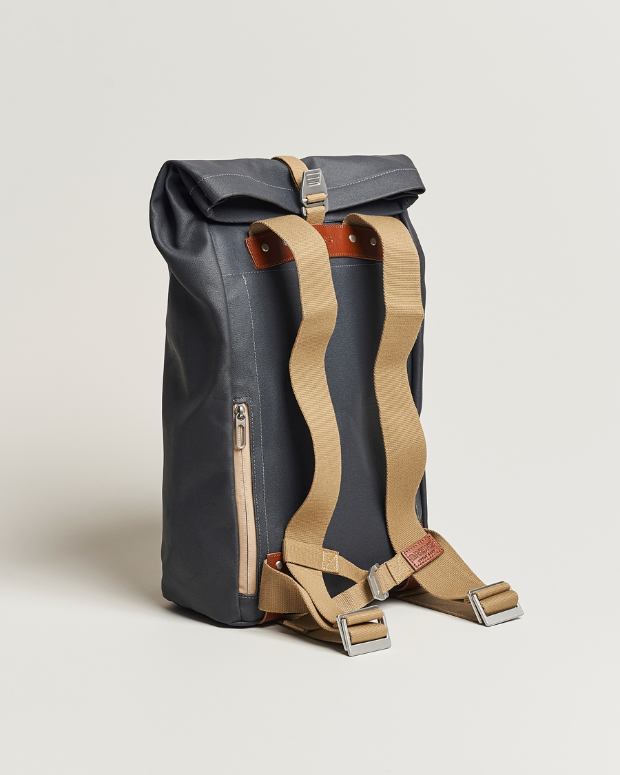 Brooks England Pickwick Cotton Canvas 26L Backpack Grey Honey