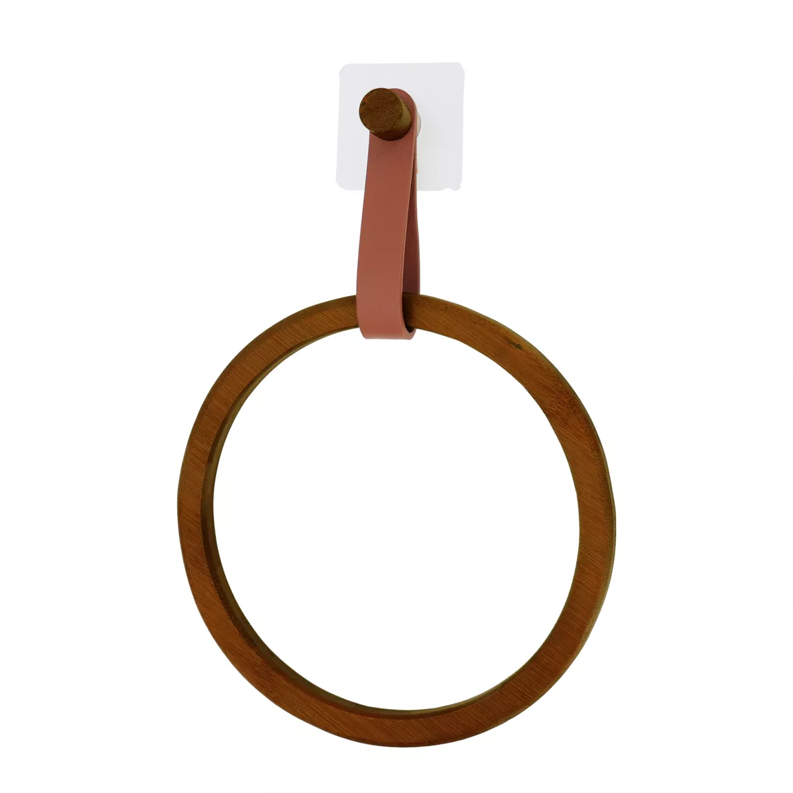 Porte serviette adhésif arrondi (D21 cm) Season Color Ambre