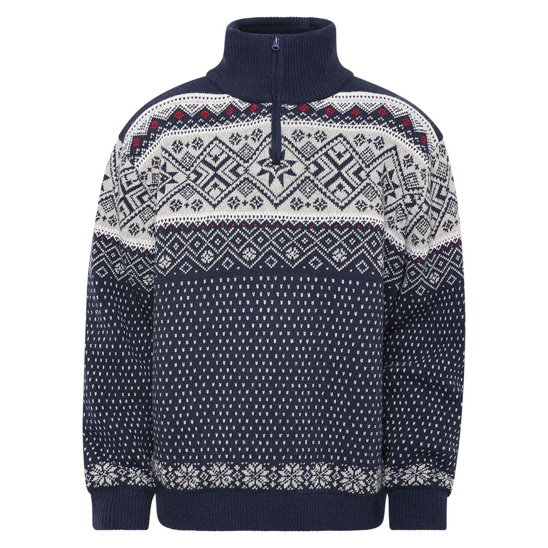 Half Zip genser med fòr Årdalstangen
